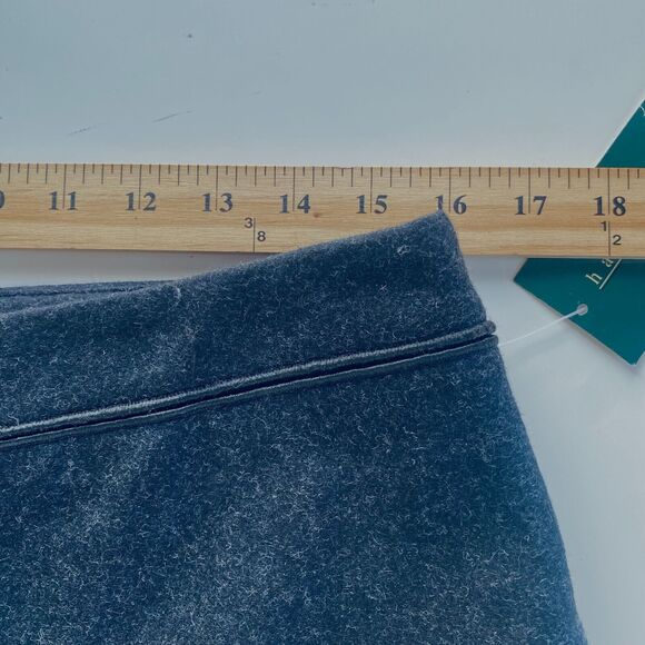 Harve Benard Cropped Pants 10 VINTAGE Charcoal Gray Wool Blend NEW Dead Stock - Picture 3 of 9